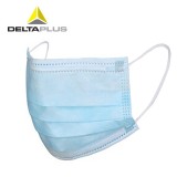 代爾塔 104029 一次性使用口罩防飛沫粉塵男女通用藍(lán)色口罩