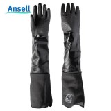 安思爾 19-026 氯丁橡膠防化手套勞保手套 66CM 加長加厚