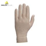 代爾塔  201372 一次性手套天然乳膠材質食品加工防護手套