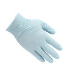 安思爾 93-833丁腈橡膠手套無粉藍色24CM限次用