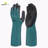 代爾塔 201835超厚雙層丁腈防護(hù)手套防切割耐磨抗穿刺防熱重工業(yè)石油防護(hù)手套