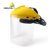 代爾塔101304 頭箍式PC防護(hù)面屏防化學(xué)飛濺防沖擊化工實(shí)驗(yàn)室工業(yè)