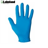 雷克蘭 8304PF一次性勞保橡膠手套無粉麻面丁腈餐飲手套防油耐酸堿實驗