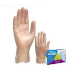 代爾塔 201371一次性手套Deltaplus帶粉乙l烯基防護