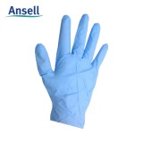 安思爾 82-135一次性丁腈手套橡膠耐溶劑手套無粉防護手套工廠醫(yī)院勞保手套